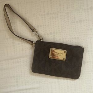 Michael Kors Monogram Wristlet